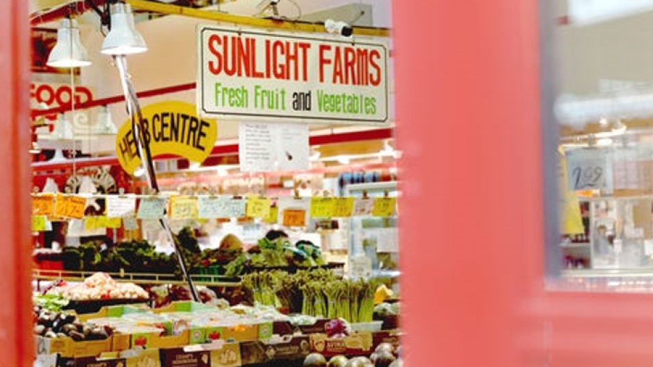 The Granville Island Public Market offers locally grown produce, artisanal culinary products and prepared-food stalls.